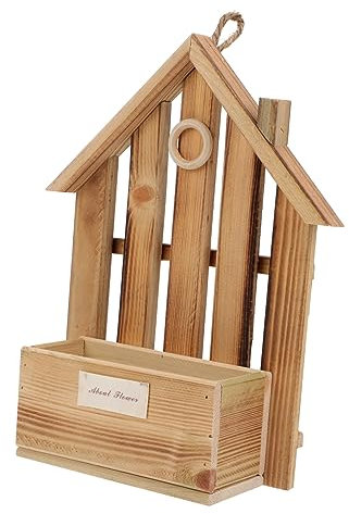 OFFSCH Soporte para Macetas De Flores Cesta Colgante De Pared Maceta Decorativa Colgante para Decoración del Hogar Estilo Mediterráneo