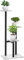 DKIEI 3 Tier Plant Stand Indoor Flower Pot Metal Stands Multiple Plants Corner Shelf Ladder Rack For Balcony Garden Patio Living Room Holder Display, House 82cm Tall Decor Stands Wooden Board Shelves