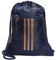 adidas Alliance Ii Sackpack, Dark Blue/Rose Gold, One Size, Alliance Sackpack, Drawstring Backpack, Lightweight Small Gym Bag for Women, Soccer Backpack