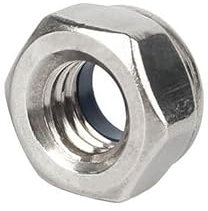 1/5/10 STÜCKE M8 M10 M12 M14 M16 M20 Edelstahl Nylon Anti-Lose Mutter Amerikanische Kontermutter Selbstsichernde Feinzahn Anti-Zahn Sechskantschraube(10PCS,M12x1.25)