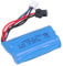Alomejor 7.4V Lipo Battery, 1200mAh Lithium Battery 5C Rate with SM Black Plug For Electric Toys