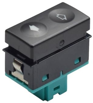 61318365300 Interruptor de ventana eléctrica de repuesto para BMW E36 318i 318is 325i 328i M3 Z3 (Negro)