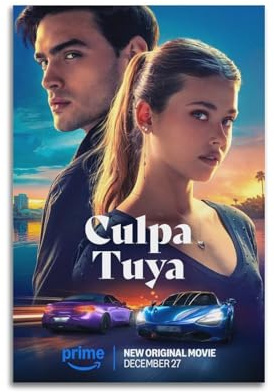 gimmygo Culpa Tuya - Póster de pared en lienzo estético, pintura decorativa vintage para sala de estar, dormitorio, 30 x 45 cm, estilo sin marco