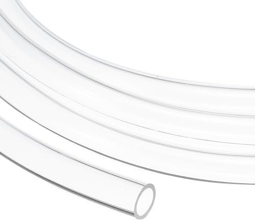 QUARKZMAN 6 Fuß Klares PVC-Schlauchrohr PVC Schlauch Leichtes Vinylschlauch | 8mm Innendurchmesser x 11.11mm Außendurchmesser, Transparenter Flexibler Plastik Wasserschlauch, Für Luft Öl