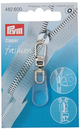 Prym 482600 Fashion-Zipper Gummi transparent