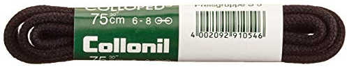 Collonil Schnürsenkel Runde 3 mm Dicke Kordel Durable 60 cm Schwarz