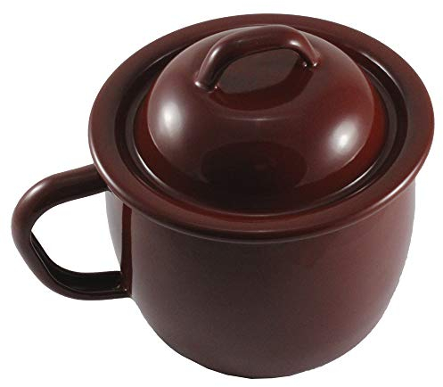 Wurko - Puchero Esmalte Marrón 2 Litros 16 cm