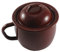 Wurko - Puchero Esmalte Marrón 2 Litros 16 cm