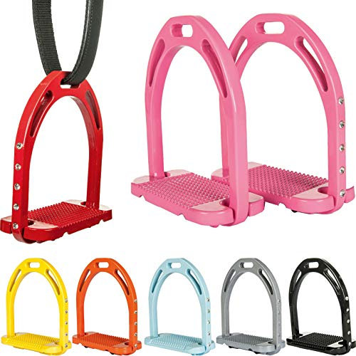 HKM Sports Equipment GmbH Sattel- und Zaumzeug Steigbügel -Glitter-, grün, 12, 7673