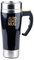 Mengshen Tasse magnétique automatique 450ml Magnetic String Mug Double LayerCafé agitation tasse de mélange, Cocktail électrique Shaker en acier inoxydable for Travel Office, A008M Black