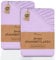 NatureMark 2er Pack Jersey Spannbettlaken, Spannbetttuch 100% Baumwolle in vielen Größen und Farben MARKENQUALITÄT ÖKOTEX Standard 100 | 140 x 200 cm - 160 x 200 cm - Flieder/Lavendel