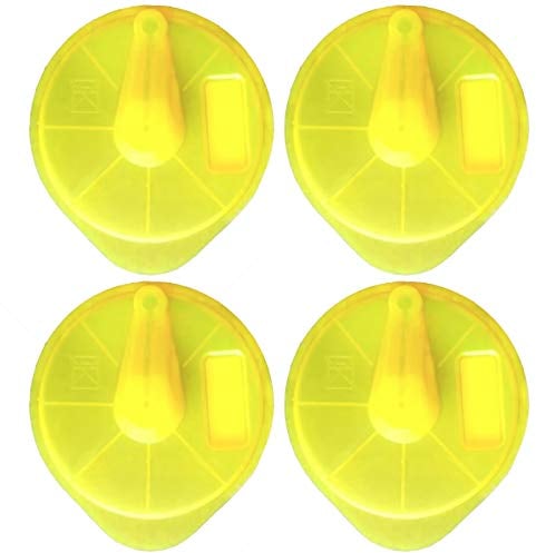SPARES2GO Yellow Service Cleaning T-Disc for Bosch Tassimo Coffee Machine (Pack of 4)