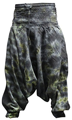SHOPOHOLIC FASHION Hippy Coloridos Tie-Dye Holgado Pantalones Harén, Holgado Pantalones