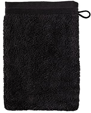 Möve Gant de Toilette et Gants de Toilette Noir 15 x 20 cm