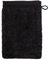 möve Superwuschel Waschhandschuh 20 x 15 cm aus 100% Baumwolle, black