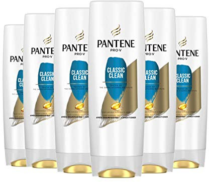 Pantene Pro-V Classic Clean After Champú para dar brillo a tu cabello, cabello normal a graso, 6 x 230 ml