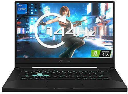 ASUS TUF Dash FX516PM 15.6 Inch Full HD 144 Hz Gaming Laptop (Intel i7-11370H, Nvidia GeForce RTX 3060, 8 GB RAM, 512 GB SSD, 4-Zone RGB Keyboard, Windows 10), Black