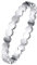 BONLAVIE Solid 925 Sterling Silber Ringe Klassische Mode Einfache Schnur Runder Perlenring Stapelbar Dünnband Schmuck Größe 59