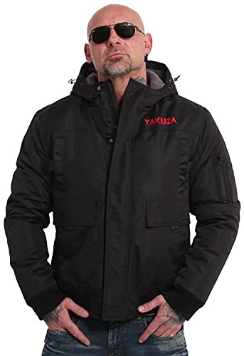 Yakuza Herren Nippon Signz Ultimate Winterjacke, Schwarz, M