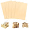 Chutoral 5 Stcke Balsaholz Platte,300 x 200 x 1.5 mm Rohlinge Balsa Holz Platten Dnne Linde Holzplatten fr DIY Handwerk Holz Mini Haus Boot Holzmodelle