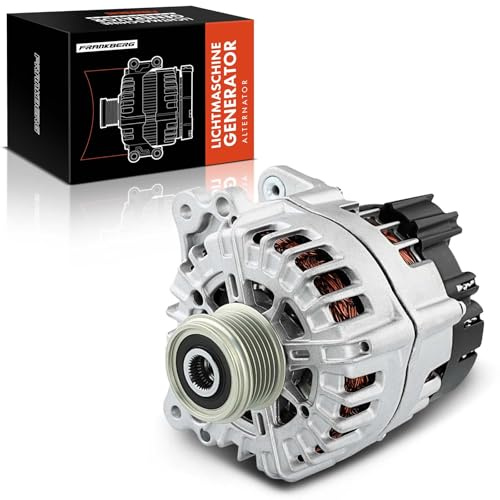 Frankberg Lichtmaschine Generator | Kompatibel mit A4 Allroad 8KH, A6 4G2 4GC, A5 Sportback 8TA, A6 Allroad 4GH 4GJ, A5 Cabriolet 8F7, A4 Avant 8K5