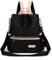 Damen Rucksack Wasserdicht - Elegant, Klein, Laptop Cityrucksack für Mädchen Teenager, Reiserucksack Sportrucksack Schulrucksack Business Schwarz