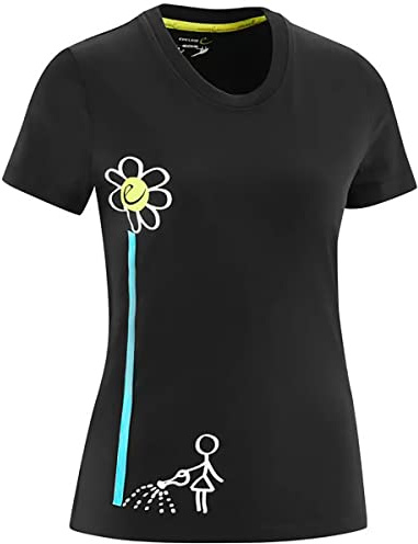 EDELRID Damen Wo Rope T-Shirt, Flower, L