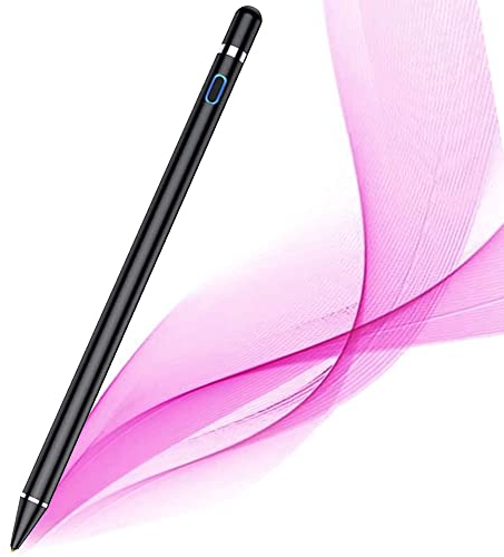 Rechargeable Active Stylus Touch Pen, TECHGEAR High Precision and Sensitivity Capacitive Stylus Compatible with iOS,Android,iPad, iPad Pro,iPhone,Samsung,Lenovo Tablet & Other Touchscreen Devices