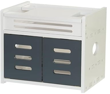 CLoxks wifi wireless router storage box Solid wood router storage box wifi shelf cat storage plug row living room set-top box rack socket cover box modem router holder hider