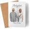 Kiddle-Design Karte Silberhochzeit Glückwunschkarte Silberne Hochzeit Personalisiert Bild Jubiläum Hochzeitstag 25 Jahre Ehe