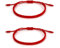 Bracciale Portafortuna Donna,Braccialetti Rossi 2 Pezzi,Regalo Amica,Regali Di Coppia,Bracciale Filo Rosso Del Destino,Bracciale Tibetano Buddista,Regalo Migliore Amica,Idee Regali Natale Donna Vajra