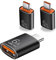 Adattatore da USB C a USB [3 Pezzi], Adattatore USB da Tipo C a USB 3.1 OTG, Compatibili con Smartphone e Computer Portatili MacBook Pro, Samsung Galaxy S20 S21 S22