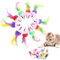 10 Pièces Chat Souris Jouet Chat Interieur avec Hochet Sons Convient Aux Chats pour Jouer(Couleur Aléatoire)