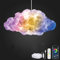 Wolke Licht DIY Handgemachte, Dimmbar Dekoleuchten LED Cloud Lights mit Bluetooth-APP & Fernbedienung, Kreative Nachtlicht Kinder, Kronleuchter, Schlafzimmer Deko Licht für Zimmer Home Party Geschenk