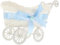 Abaodam Geflochtener Korb Babyparty- Für Die Aufbewahrung Von Schokolade Trockenfrüchten Und Snacks Kinderwagen 1 Stück