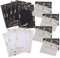 1 Set Briefumschlag Briefpapier Set Briefumschläge Japanische Briefpapier Serie Briefpapier Design Schwarz Goldener Umschlag Brief Heißprägung Briefumschlag Briefpapier COHEALI