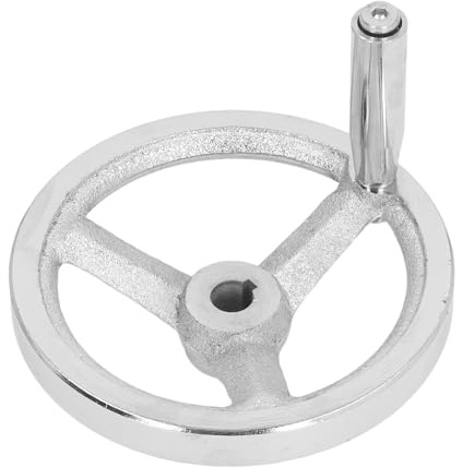 Rueda de Mano Controlador de Manivela Desmontable para Fresadora de Torno Redonda de 3 Radios 12x125MM