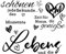 Dewocke Wandtattoo Sprüche Nimm dir Zeit für die Schönen Momente des Lebens 30x90cm Wandsticker mit Spruch und Herz Schwarze Aufkleber Selbstklebend für Schlafzimmer Wohnzimmer Flur und Diele Wanddeko