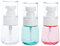 FRCOLOR 3pcs Refillable Plastic Empty Spray Bottles Perfume Water Dispenser Leak Travel Containers Transparent Blue Pink Portable