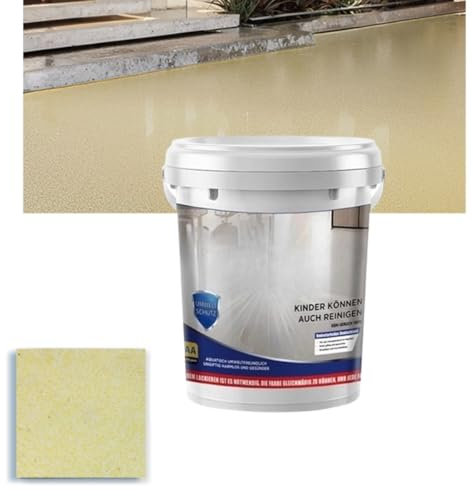 Generic High-Gloss Marble Effect Epoxy Floor Paint, Waterproof Anti-Slip, Quick-Dry, 10kg, Indoor/Outdoor, Concrete, Tiles, Marble, Garage, Basement, Patio, Commercial Floors