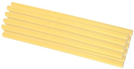 MUELODSIC 10 Pièces De Colle De Réparation Bâtons De Colle Pour La Réparation Des Bosses Peinture Extracteur De Bosses à Colle Chaude En Gros Auto Carrosserie Chaleur Yellow Caoutchouc
