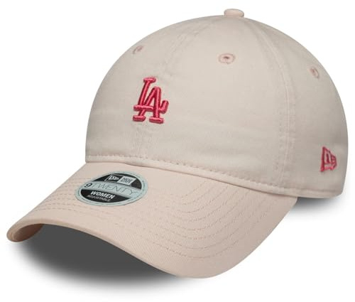 New Era 9Twenty Damen Cap - Washed MIDI LA Dodgers rosa