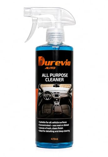 Durevia All Purpose Cleaner Spray | Multi-Surface Cleaner, Car & Home, Interior, Dashboard & Upholstery, Streak-Free Finish