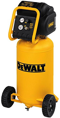 DEWALT Vertical Portable Compressor, 1.9 Hp 200 Psi Oil Free High Pressure Low Noise (D55168)