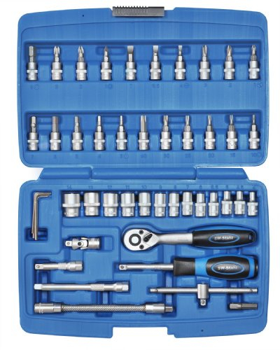 SW-Stahl S2145 Steckschlüsselsatz 46 tlg