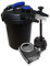 Wiltec Komplettset: CPF-250 Teichdruckfilter bis 10000 L Teich mit 11W Teichklärer, NEO8000 SuperEco Teichpumpe 8000l/h 70W, HJ-943 ECO Springbrunnenpumpe 800l/h 16W