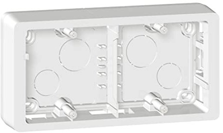 Legrand - Cadre 2 postes horizontal ou vertical pour pose en saillie Céliane - Titane