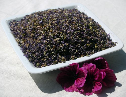 Naturix24 – Malvenblütentee, Malvenblüten geschnitten – 100 g Beutel