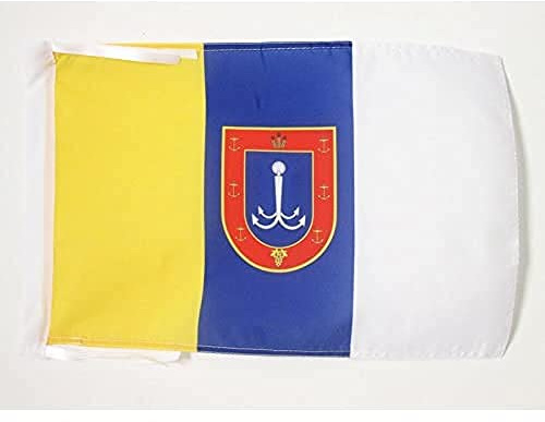 AZ FLAG Flagge Oblast Odessa 45x30 cm Oblaste Polyester 100D Kordeln | Für innen und außen dekorative Flagge doppelte Nähte und verstärkte Kanten mit Schnüre 100D Polyester
