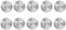 Panasonic CR2025 3 V batteria al litio 2 pezzi x (pezzi) = 10 Single use batteries